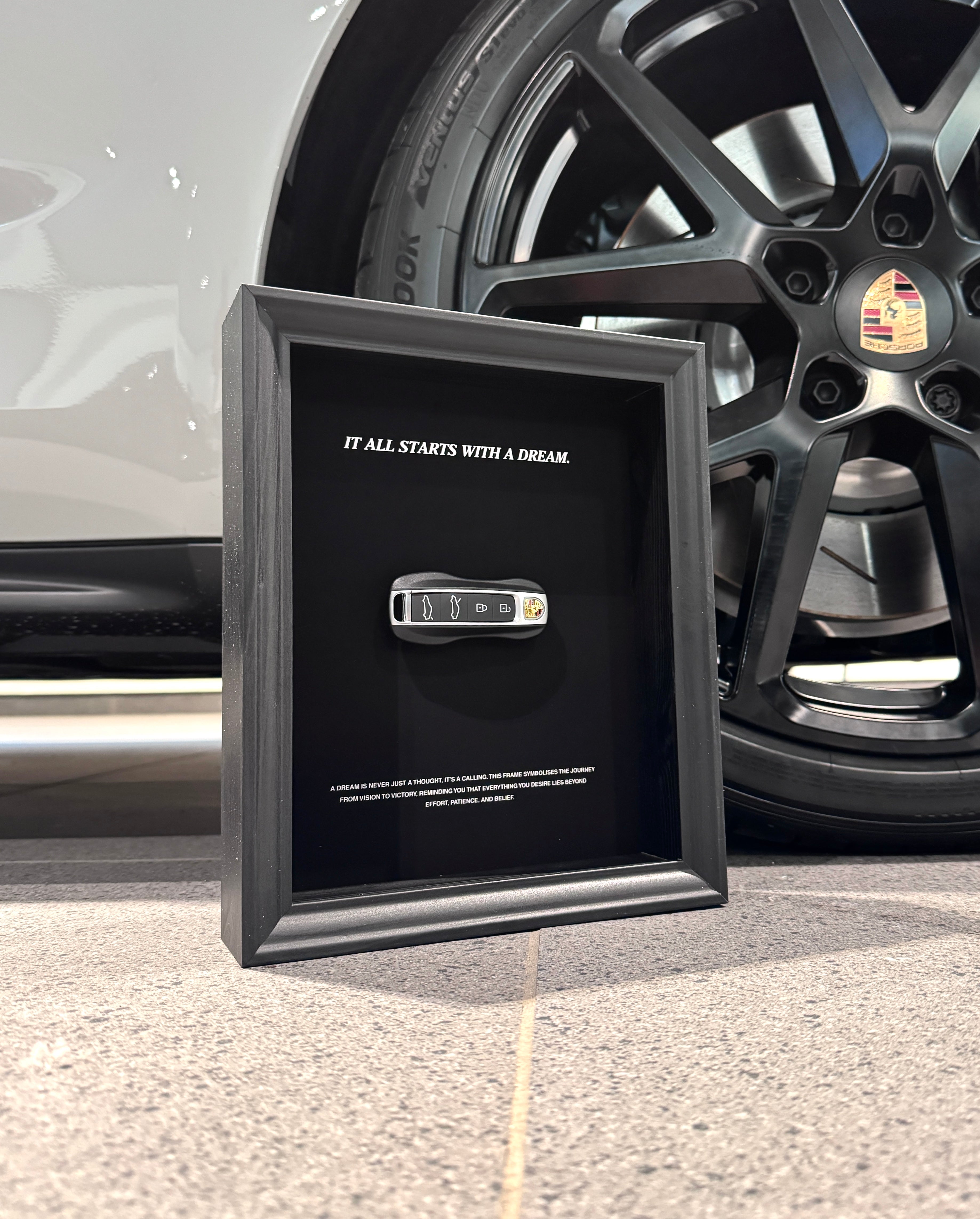 "It All Starts With A Dream" Frame - Porsche Edition