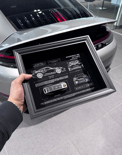 Porsche 911 GT3 RS Blueprint & Key Frame