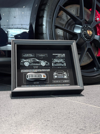 Porsche 911 GT3 RS Blueprint & Key Frame