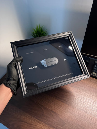 Lamborghini Key Framed - LOCKED IN