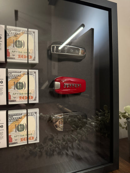 The Wealth Display – USD & Supercar Keys