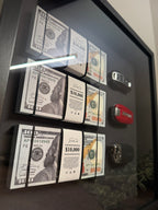 The Wealth Display – USD & Supercar Keys