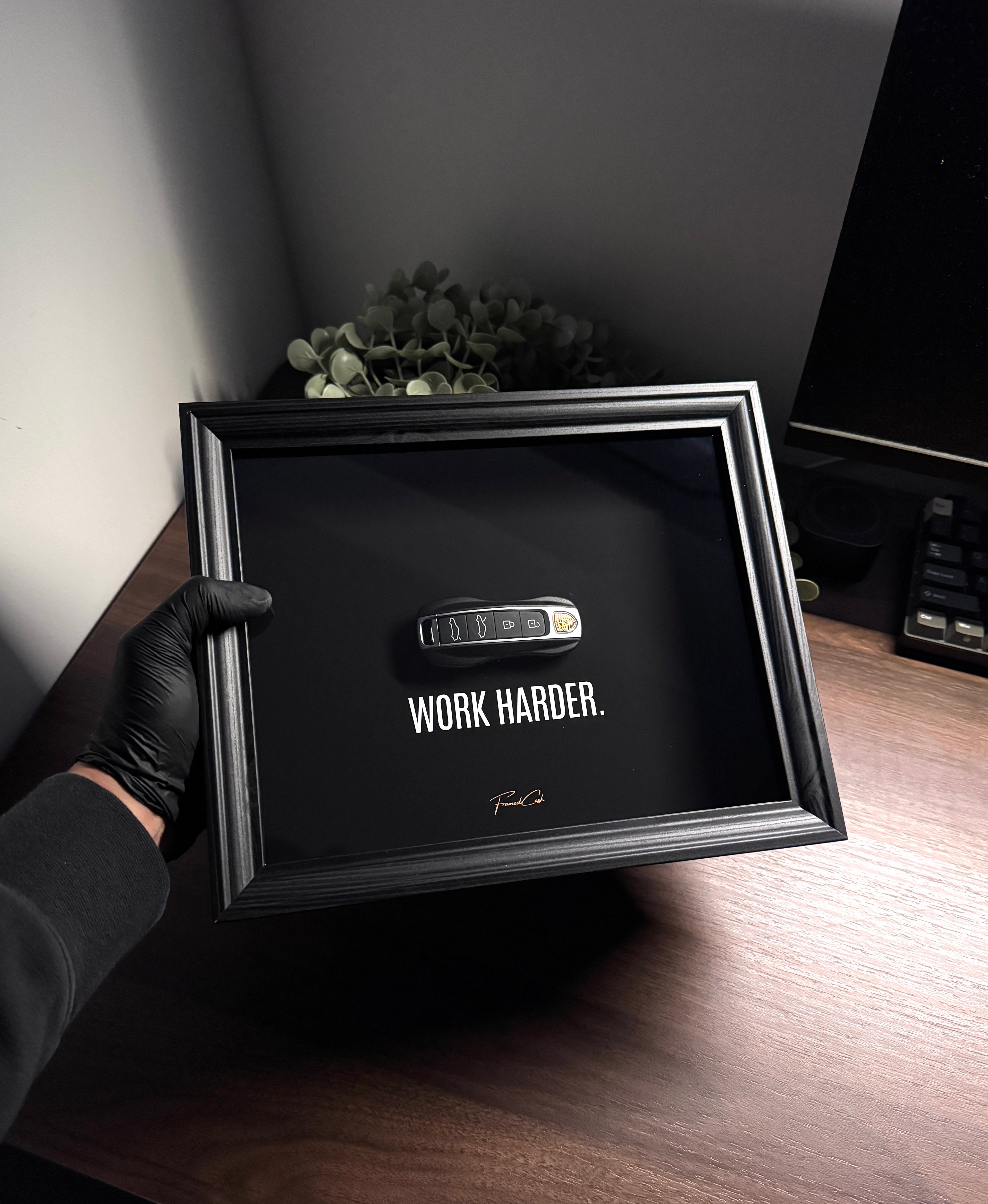 Porsche Key Framed – WORK HARDER