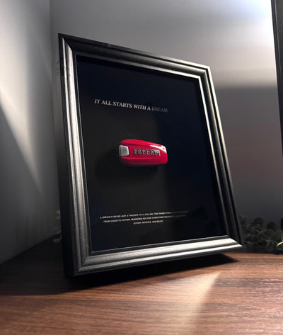“IT ALL STARTS WITH A DREAM” FRAME – FERRARI EDITION
