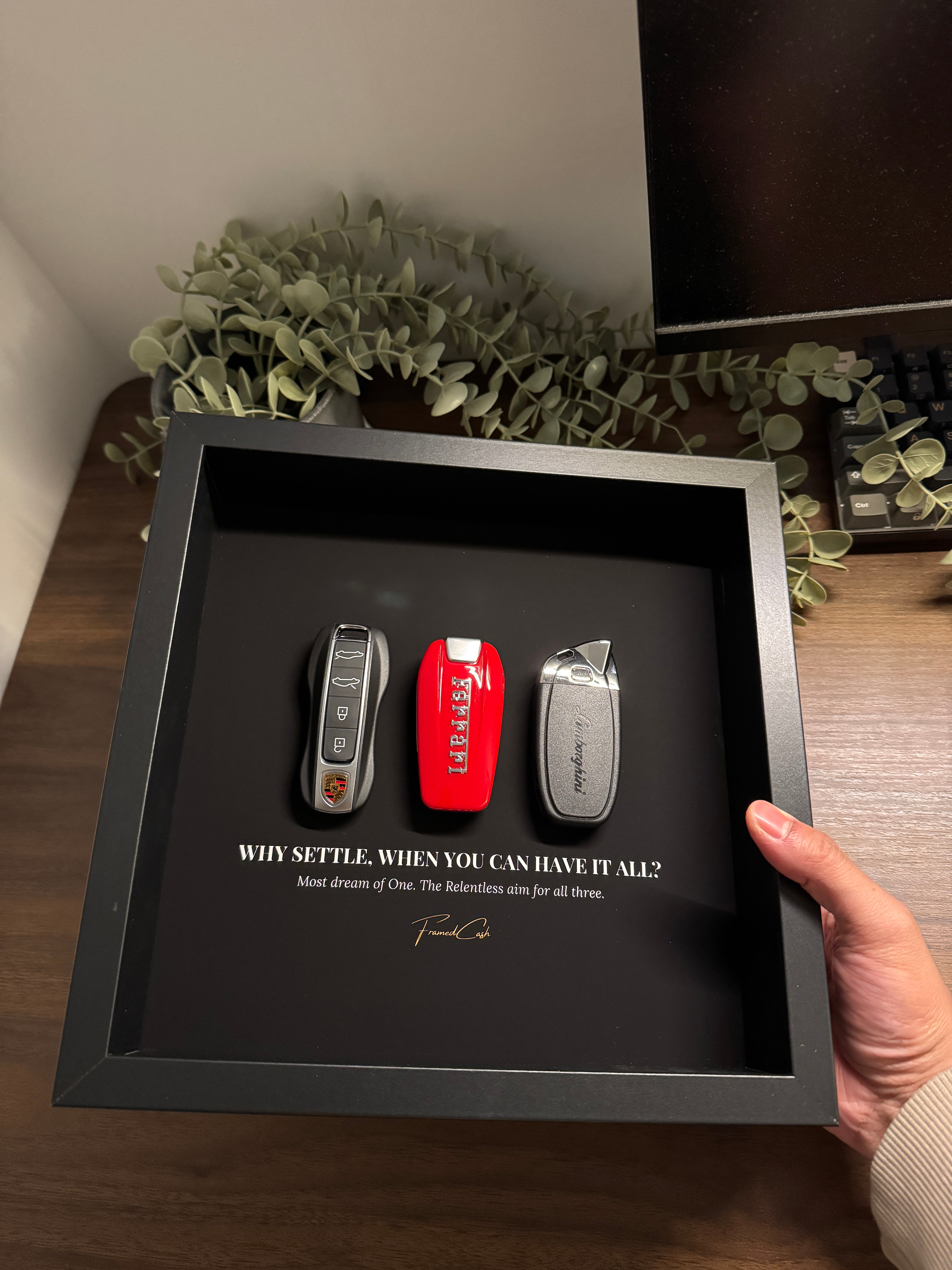 Why Settle? - Supercar Trinity Frame - Ferrari, Porsche & Lamborghini
