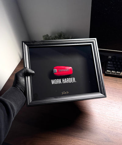 FERRARI KEY FRAMED – WORK HARDER