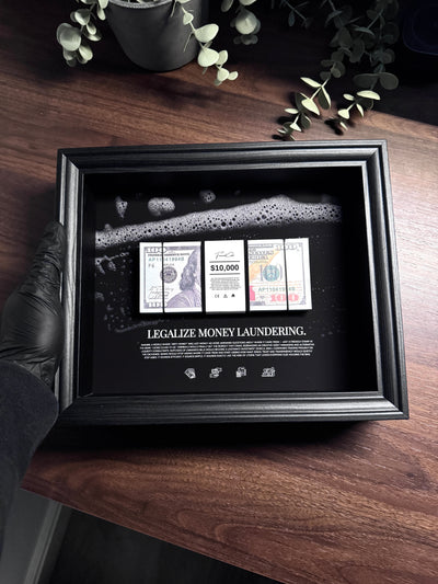 Money Laundering - USD Money Art Frame