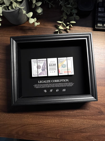 Corruption - USD Money Art Frame