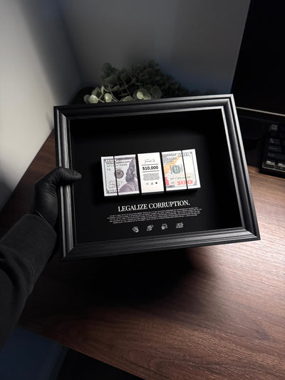 Corruption - USD Money Art Frame