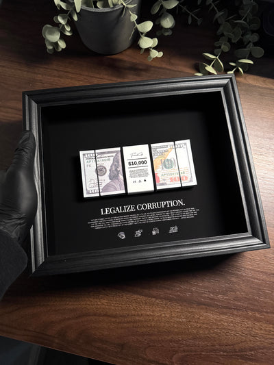 Corruption - USD Money Art Frame