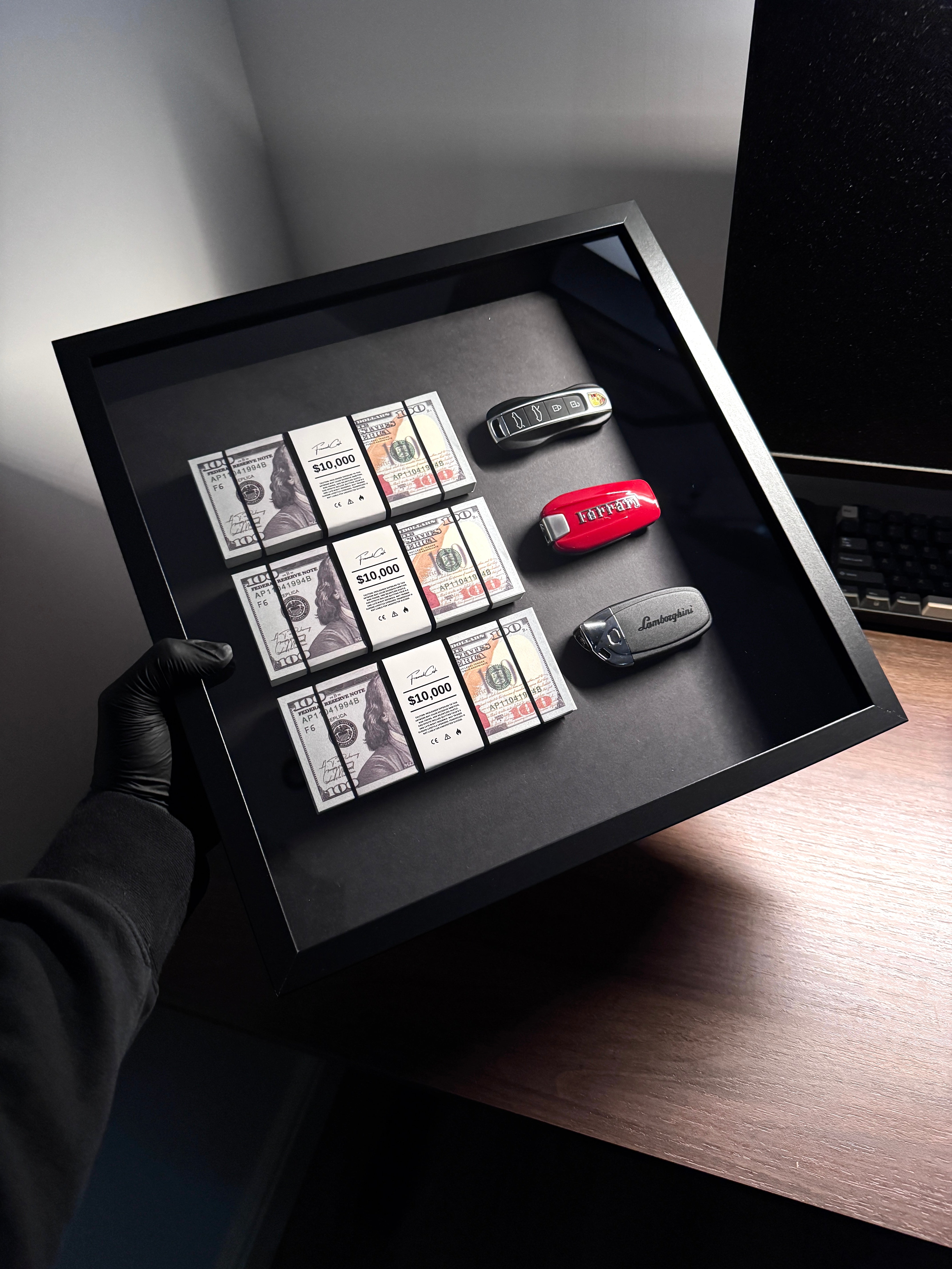 THE WEALTH DISPLAY – USD & SUPERCAR KEYS