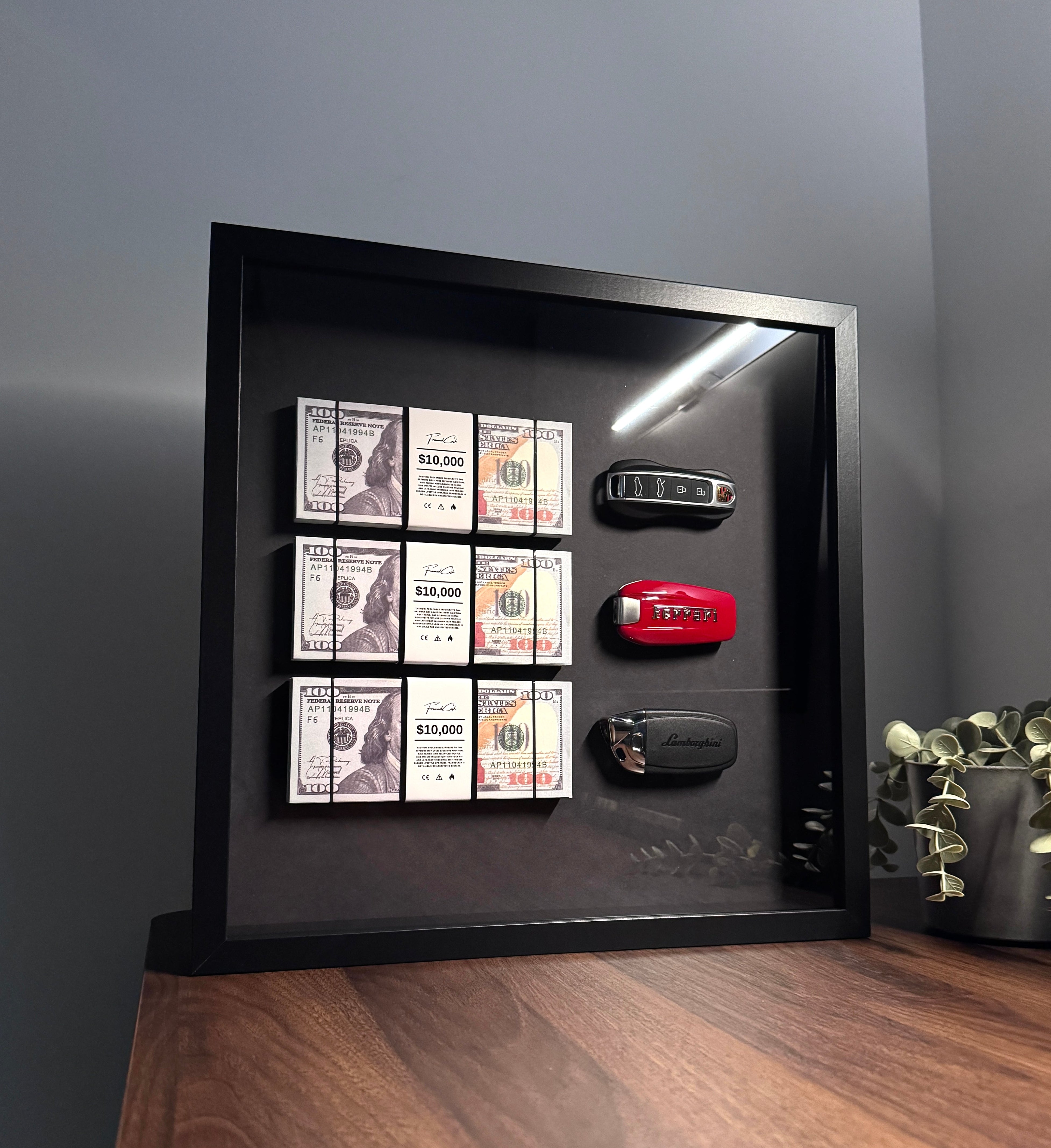 THE WEALTH DISPLAY – USD & SUPERCAR KEYS