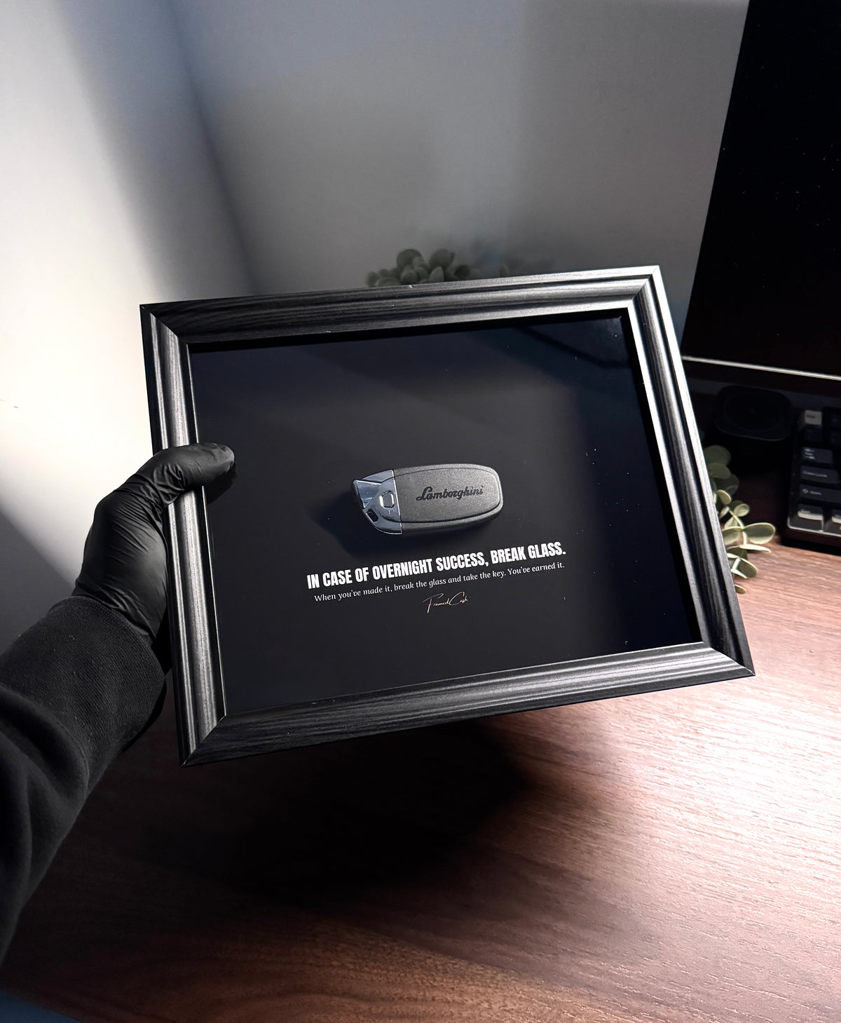 IN CASE OF OVERNIGHT SUCCESS, BREAK GLASS - LAMBORGHINI EDITION