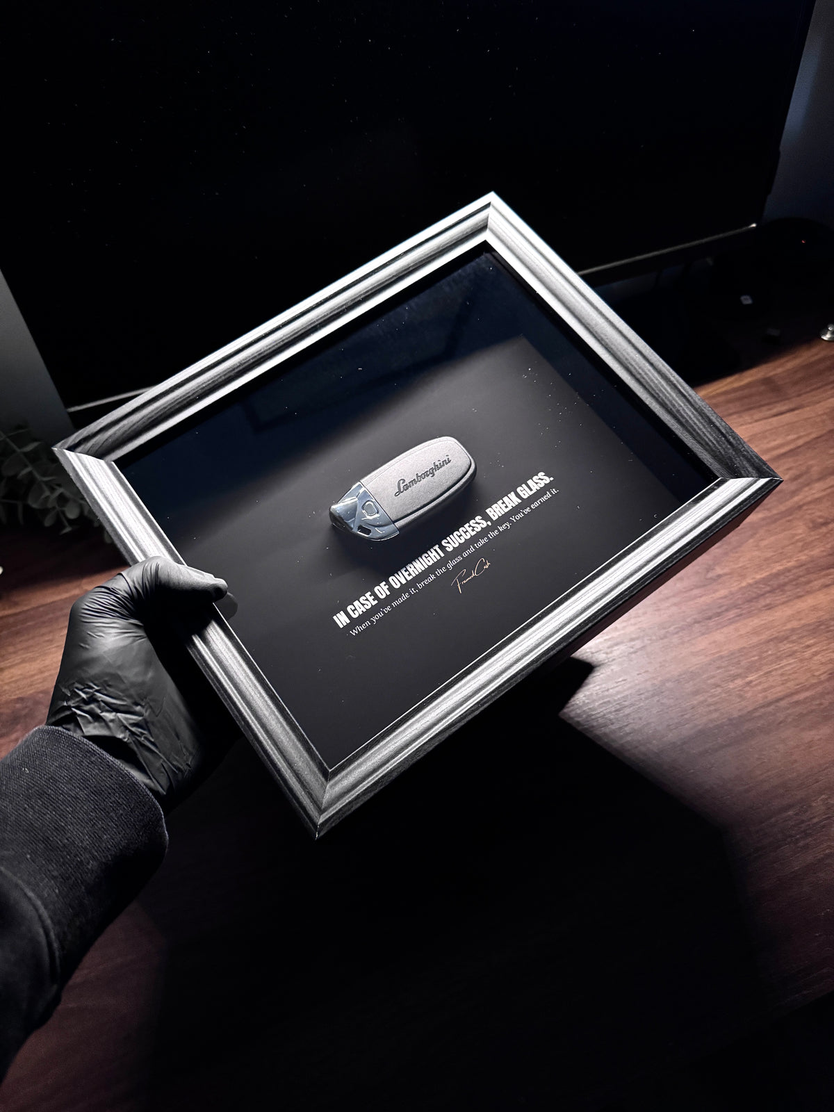 IN CASE OF OVERNIGHT SUCCESS, BREAK GLASS - LAMBORGHINI EDITION