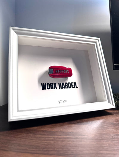 LA FERRARI KEY FRAME – WORK HARDER (WHITE)
