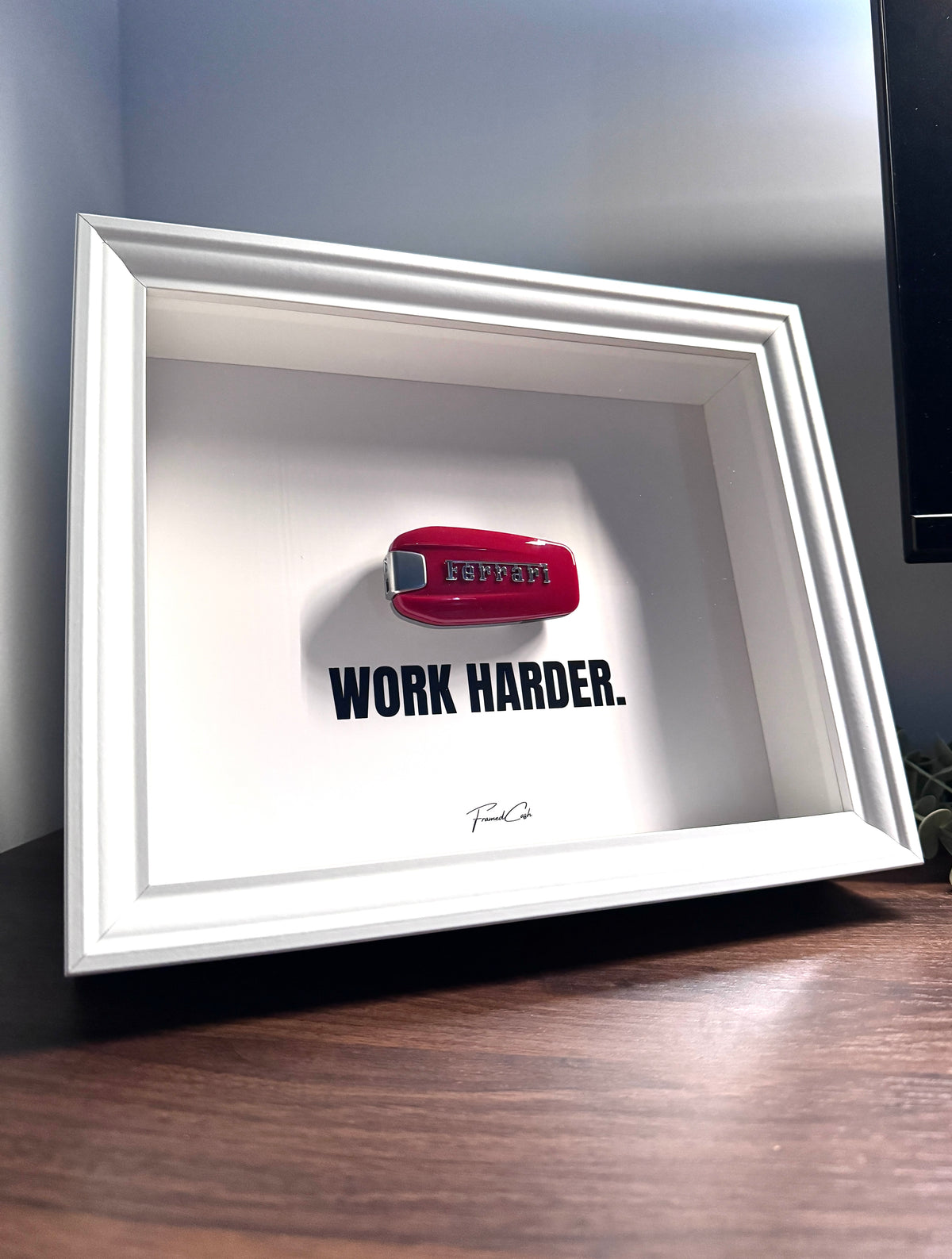 LA FERRARI KEY FRAME – WORK HARDER (WHITE)