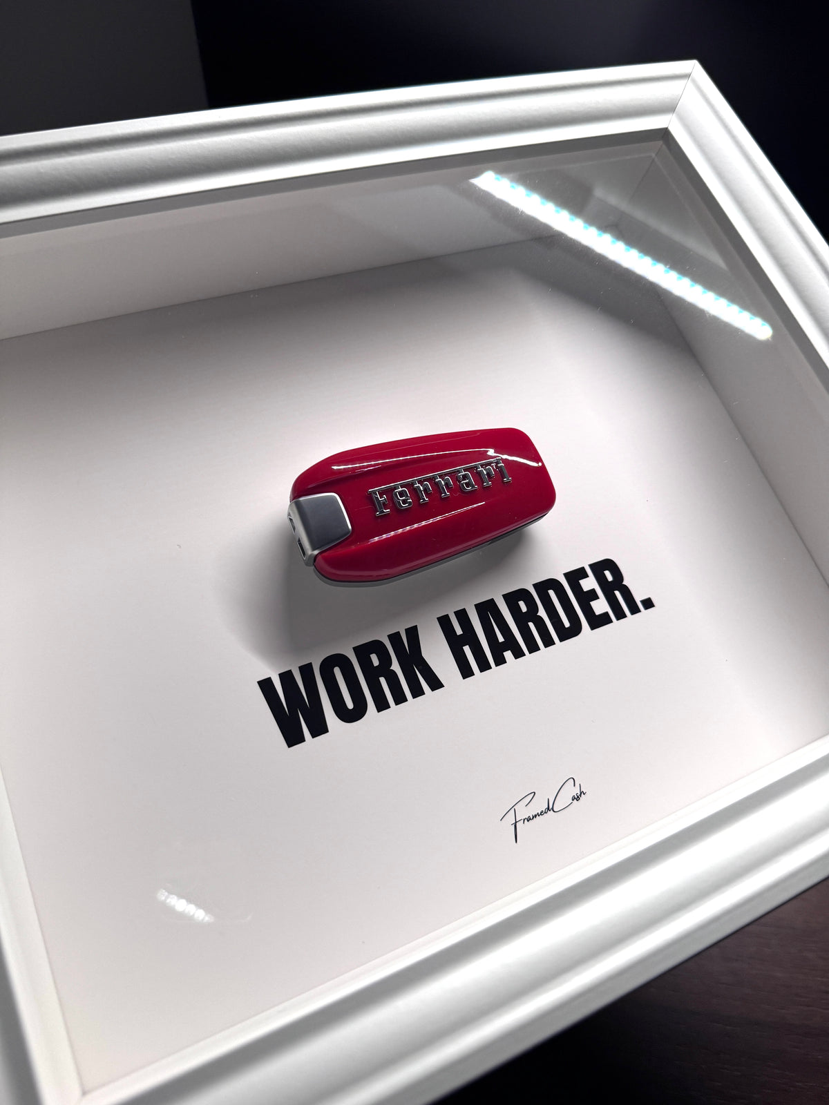LA FERRARI KEY FRAME – WORK HARDER (WHITE)