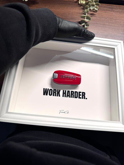 LA FERRARI KEY FRAME – WORK HARDER (WHITE)