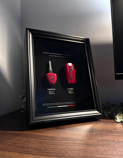 THE FERRARI KEYS EVOLUTION FRAMED