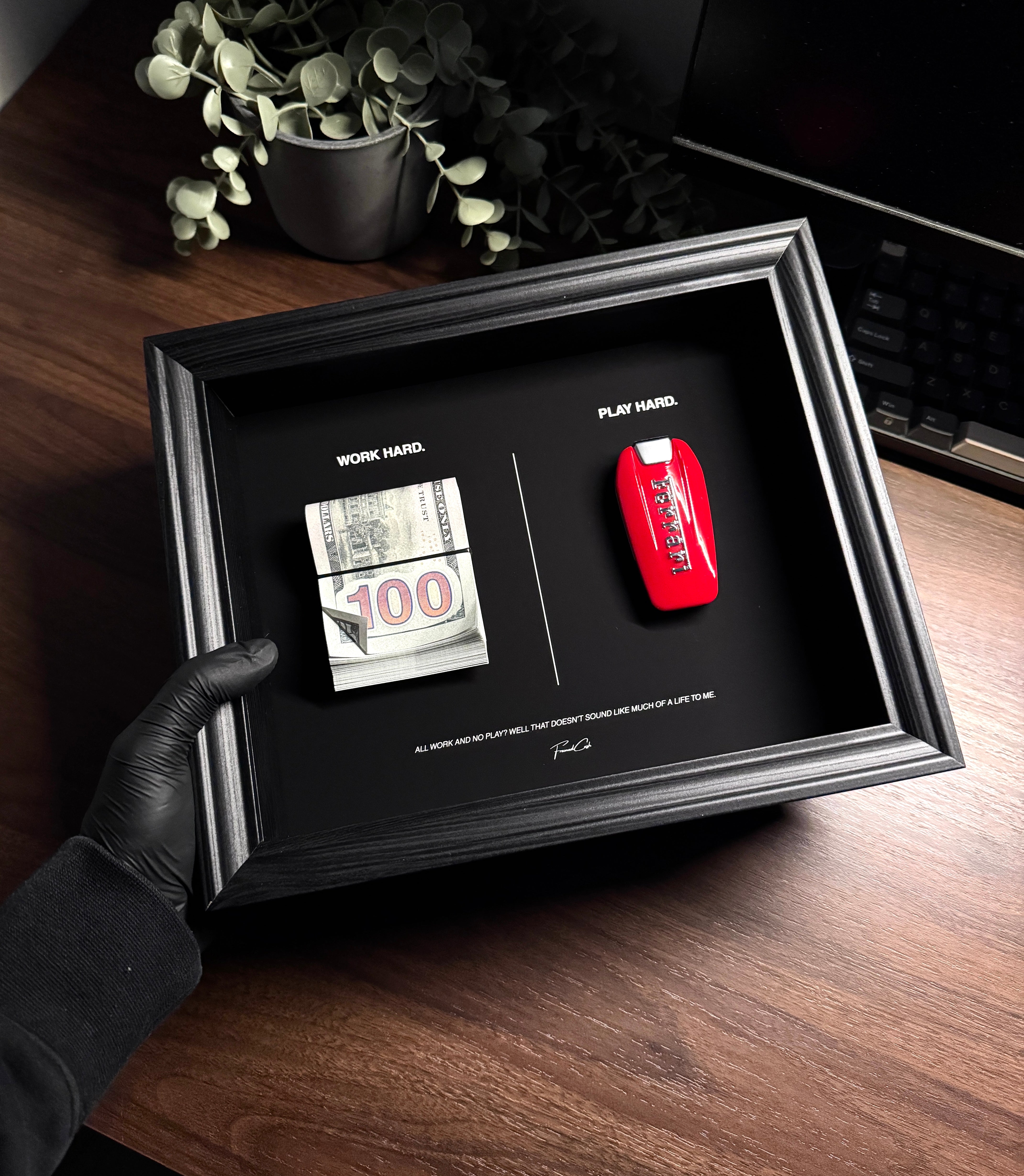 WORK HARD. PLAY HARD - USD & FERRARI EDITION.
