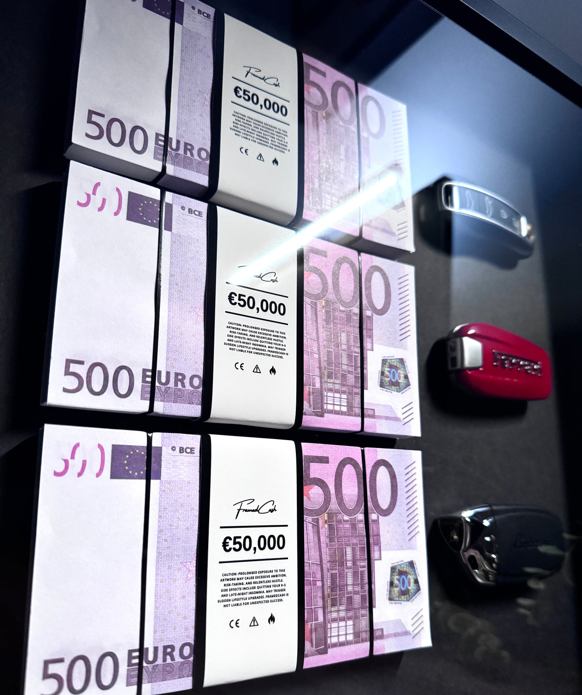 THE WEALTH DISPLAY – EURO & SUPERCAR KEYS
