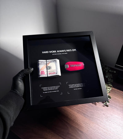 HARD WORK ALWAYS PAYS OFF – USD & FERRARI FRAME