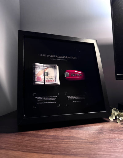 HARD WORK ALWAYS PAYS OFF – USD & FERRARI FRAME