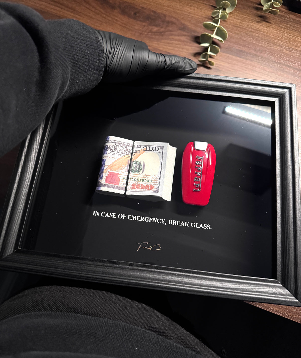 IN CASE OF EMERGENCY FRAME – FERRARI & USD EDITION