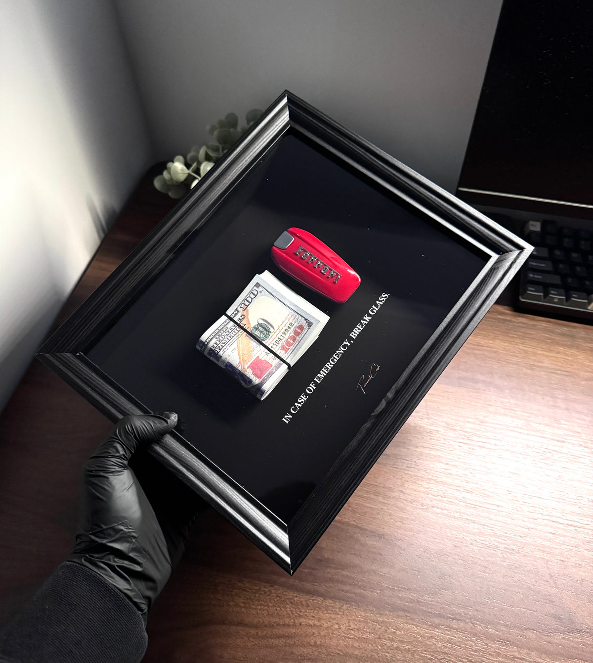 IN CASE OF EMERGENCY FRAME – FERRARI & USD EDITION