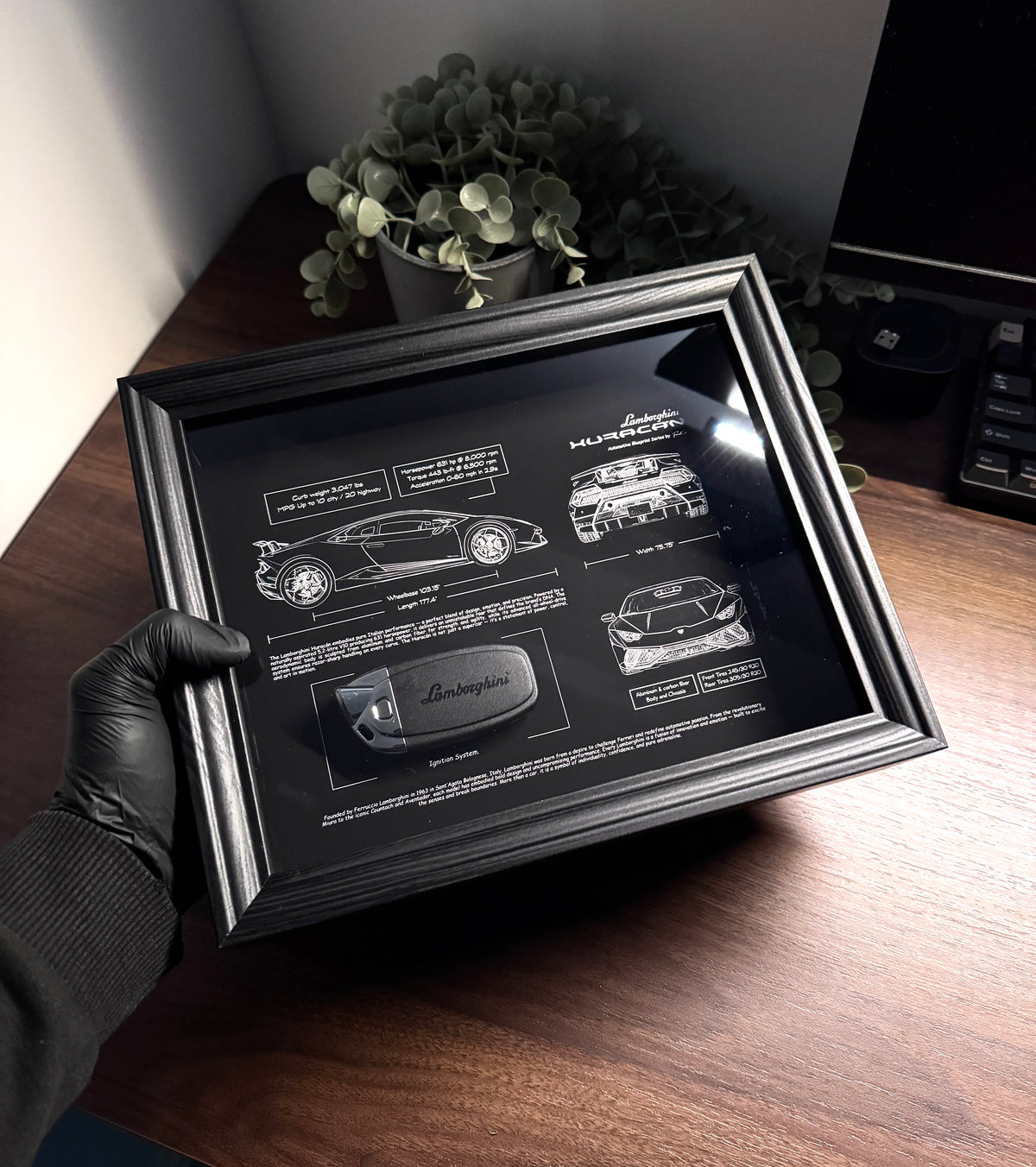 LAMBORGHINI HURACÁN BLUEPRINT & KEY FRAME