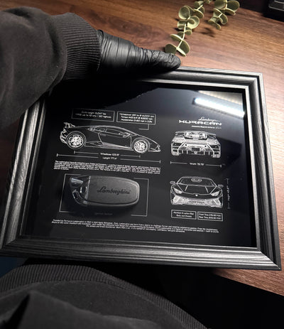 LAMBORGHINI HURACÁN BLUEPRINT & KEY FRAME
