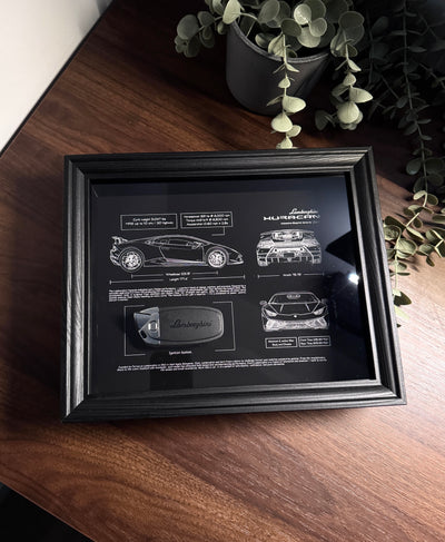 LAMBORGHINI HURACÁN BLUEPRINT & KEY FRAME