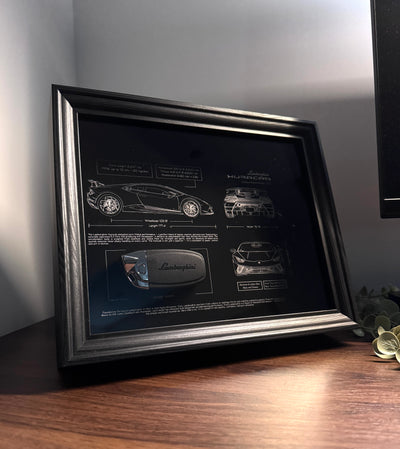 LAMBORGHINI HURACÁN BLUEPRINT & KEY FRAME