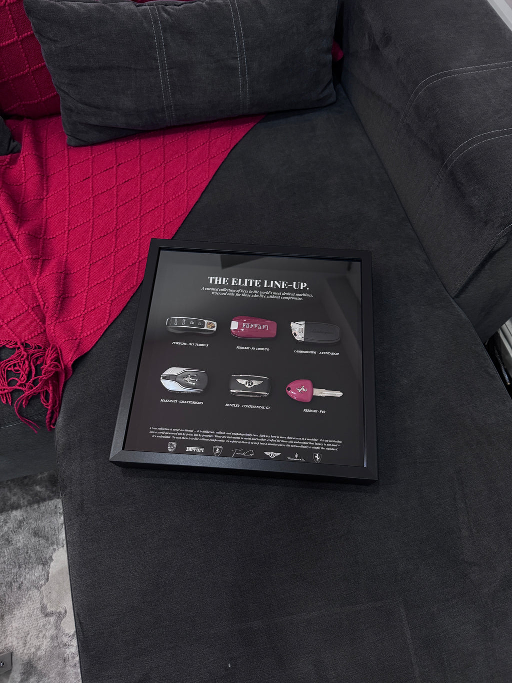 The Elite Line-Up | Luxury Supercar Keys Display