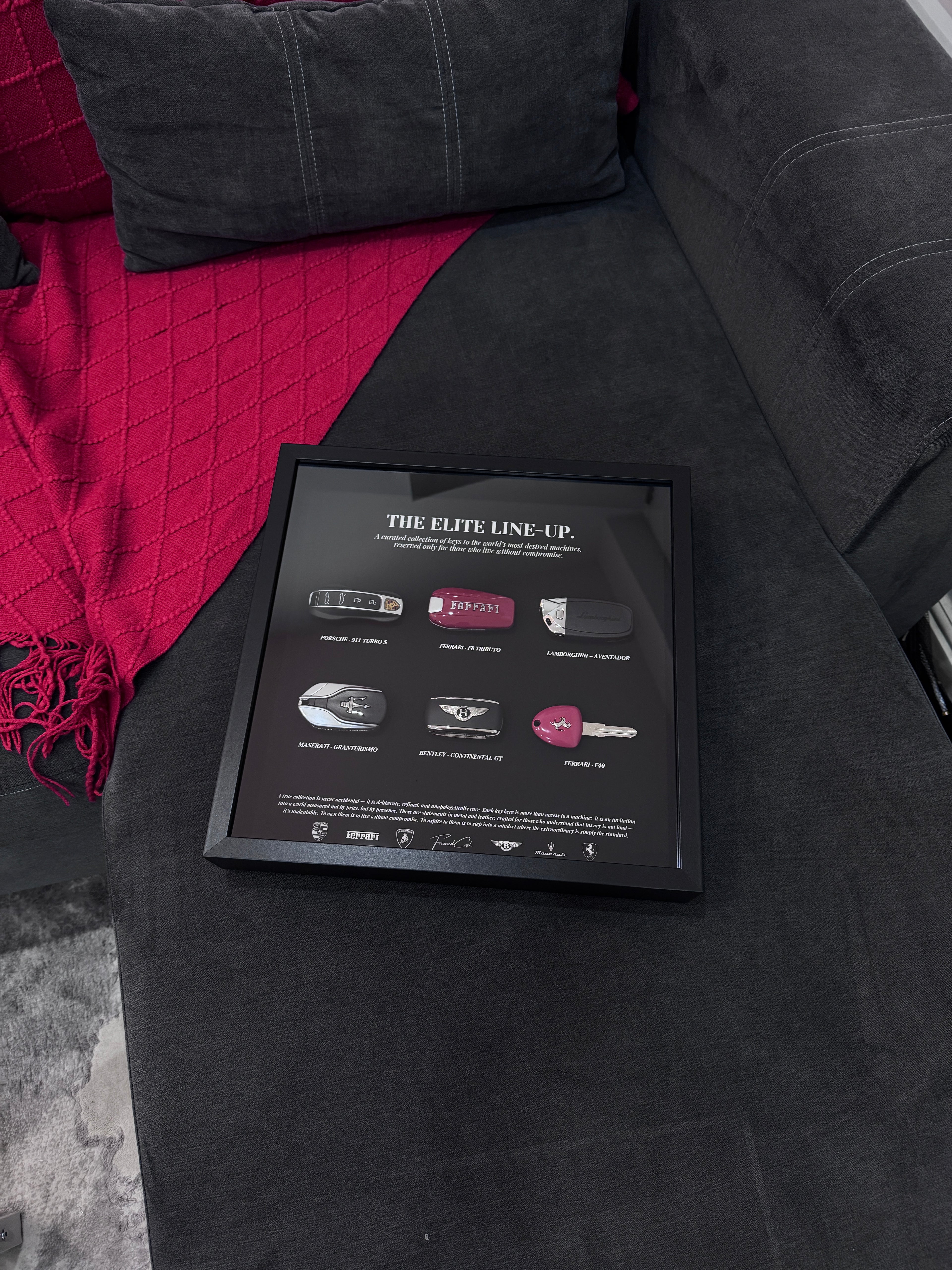 The Elite Line-Up | Luxury Supercar Keys Display