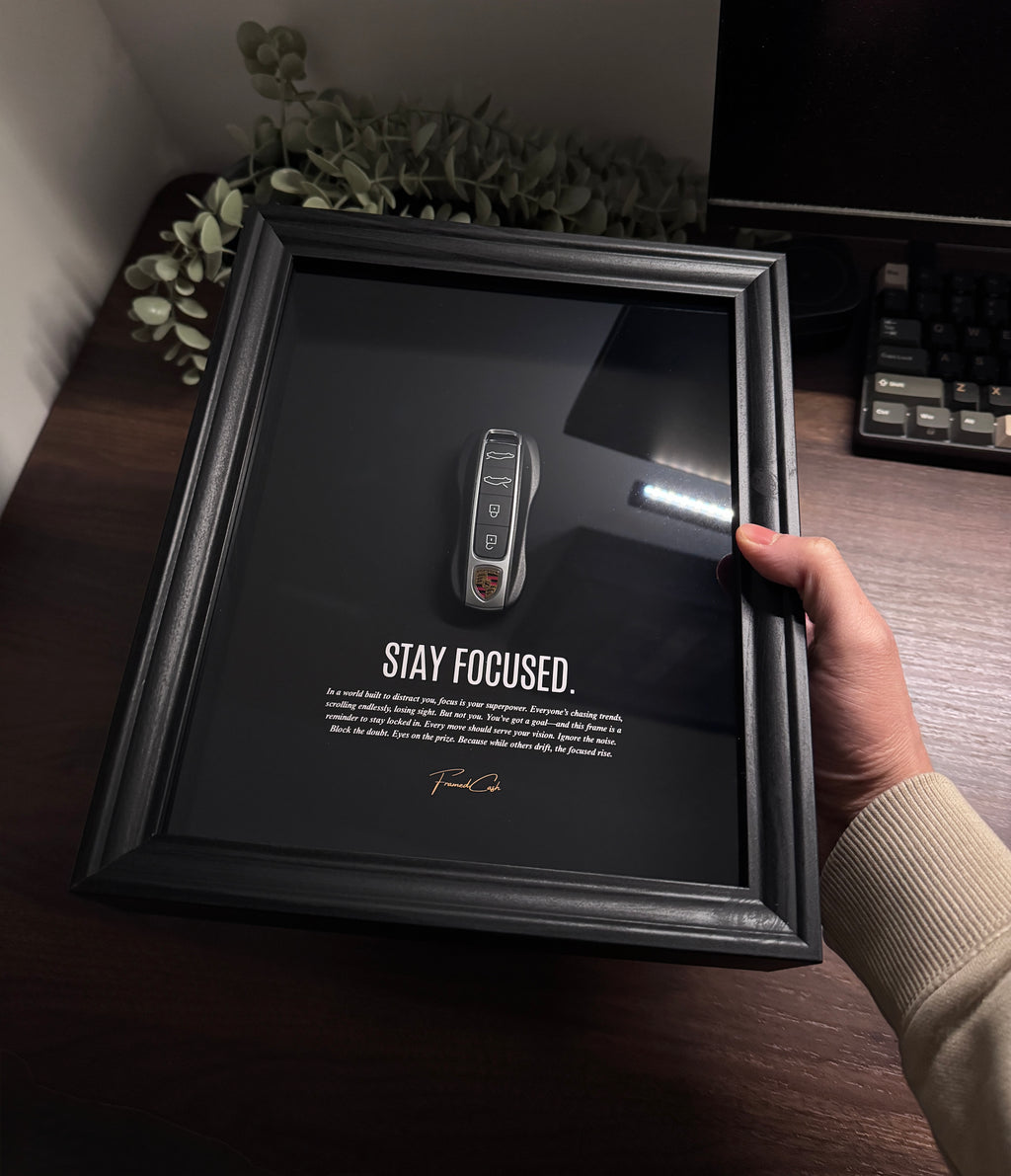Stay Focused Porsche Key Frame