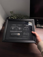 Porsche 911 GT3 RS Blueprint & Key Frame