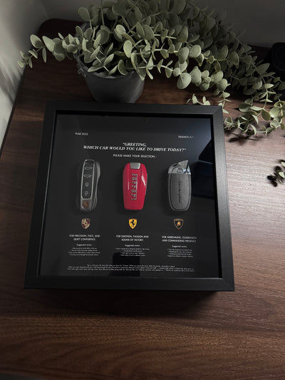 The Choice Screen Frame - Ferrari, Porsche & Lamborghini Keys