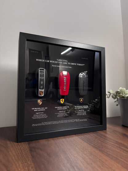 The Choice Screen Frame - Ferrari, Porsche & Lamborghini Keys