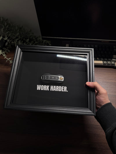 Porsche Key Frame – WORK HARDER