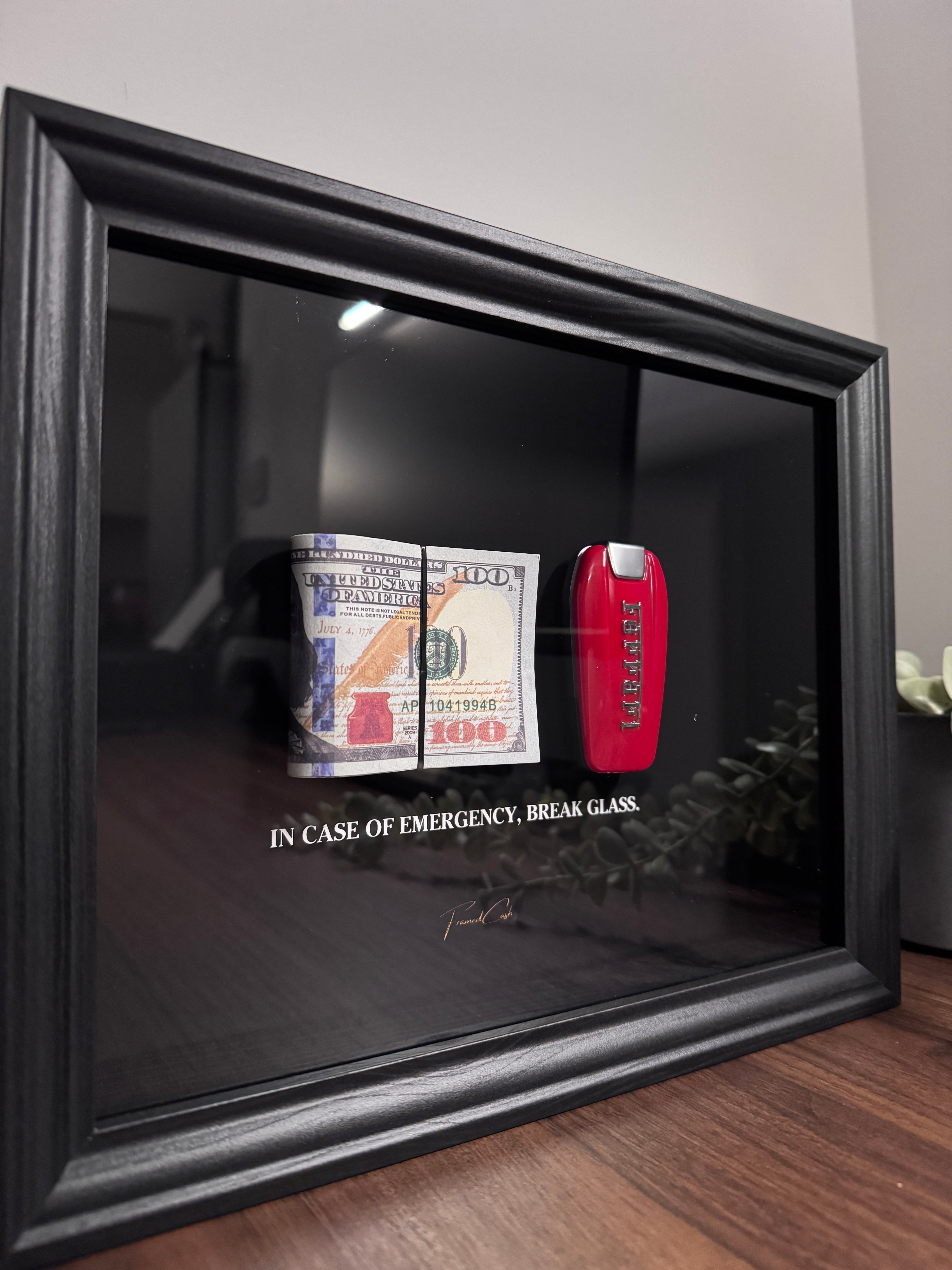 In Case of Emergency Frame -  Ferrari & USD Edition