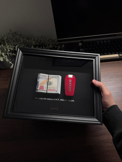 In Case of Emergency Frame -  Ferrari & USD Edition