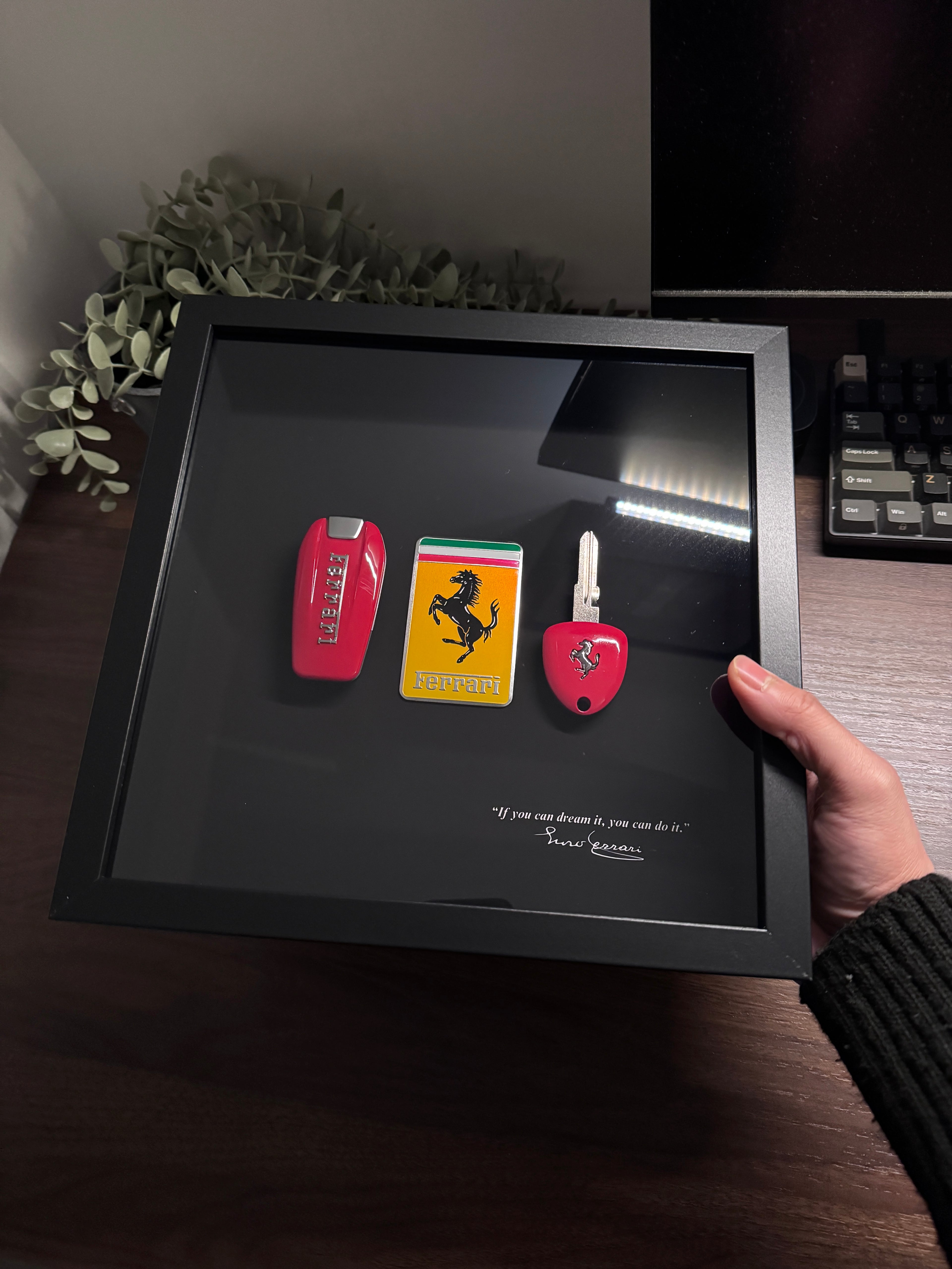 La Ferrari keys Frame - Enzo Signature Edition