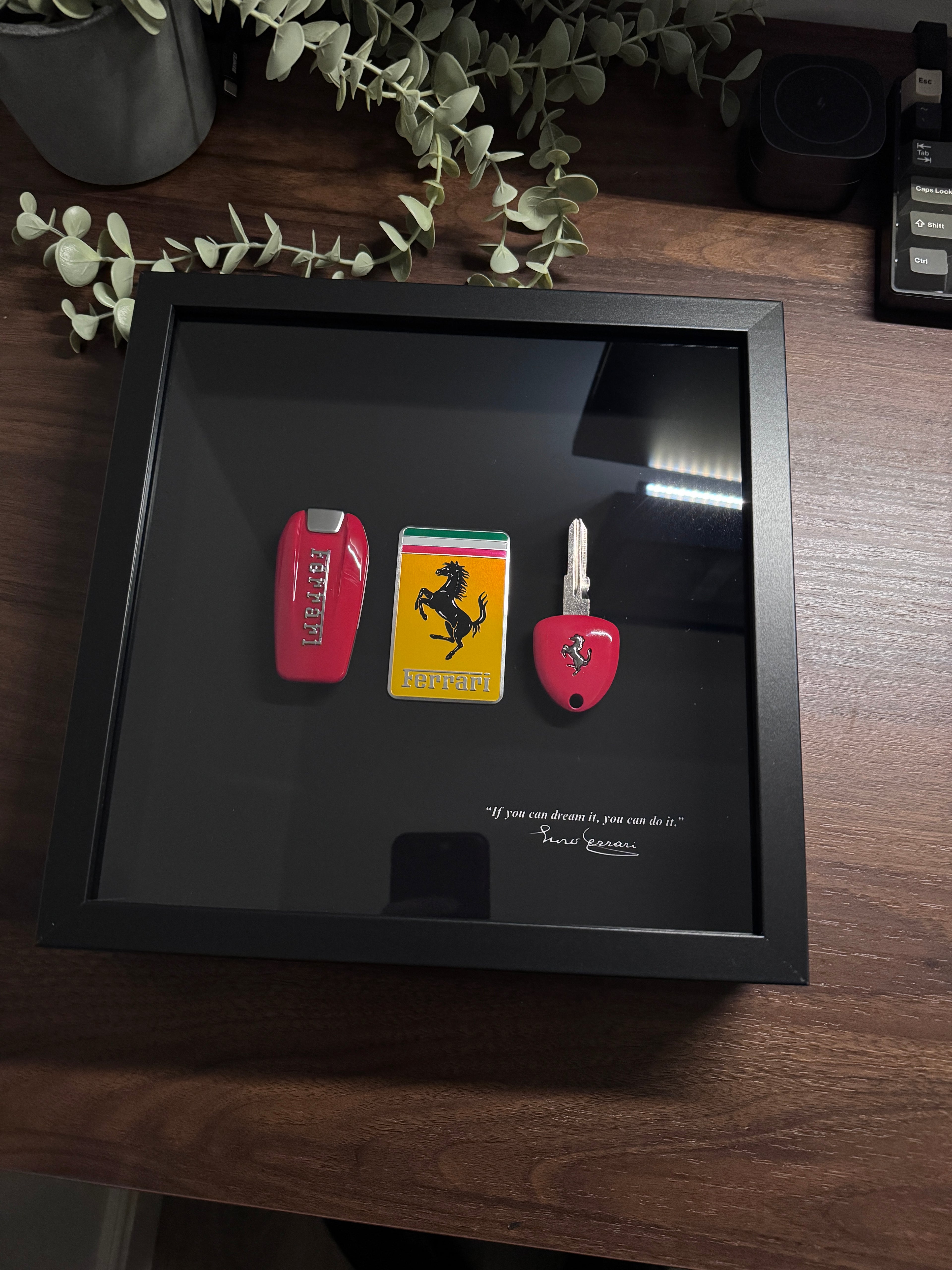 La Ferrari keys Frame - Enzo Signature Edition
