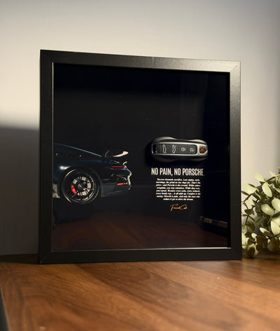 NO PAIN, NO PORSCHE - LUXURY PORSCHE KEY FRAME