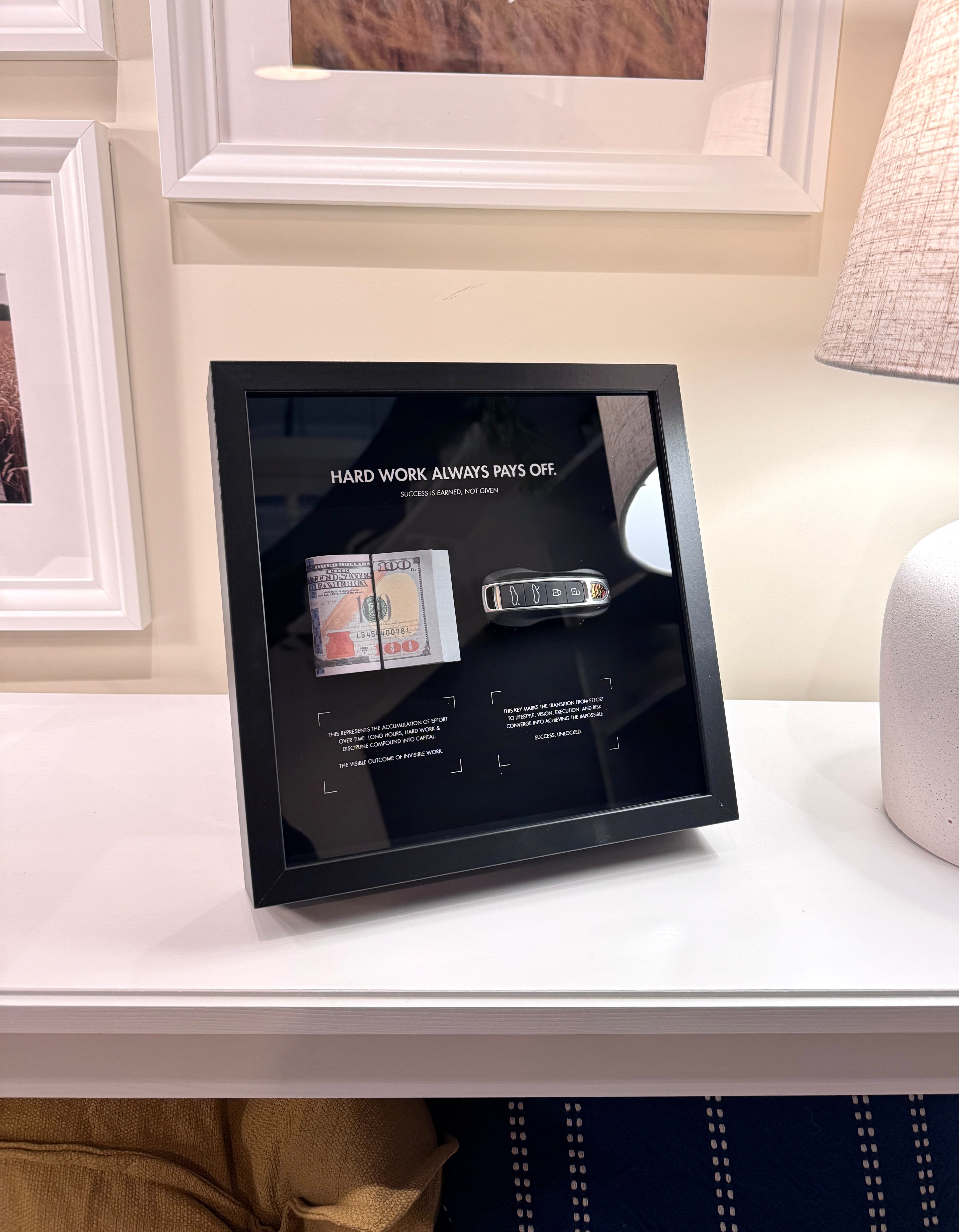 Hard Work Always Pays Off - USD & Porsche Frame