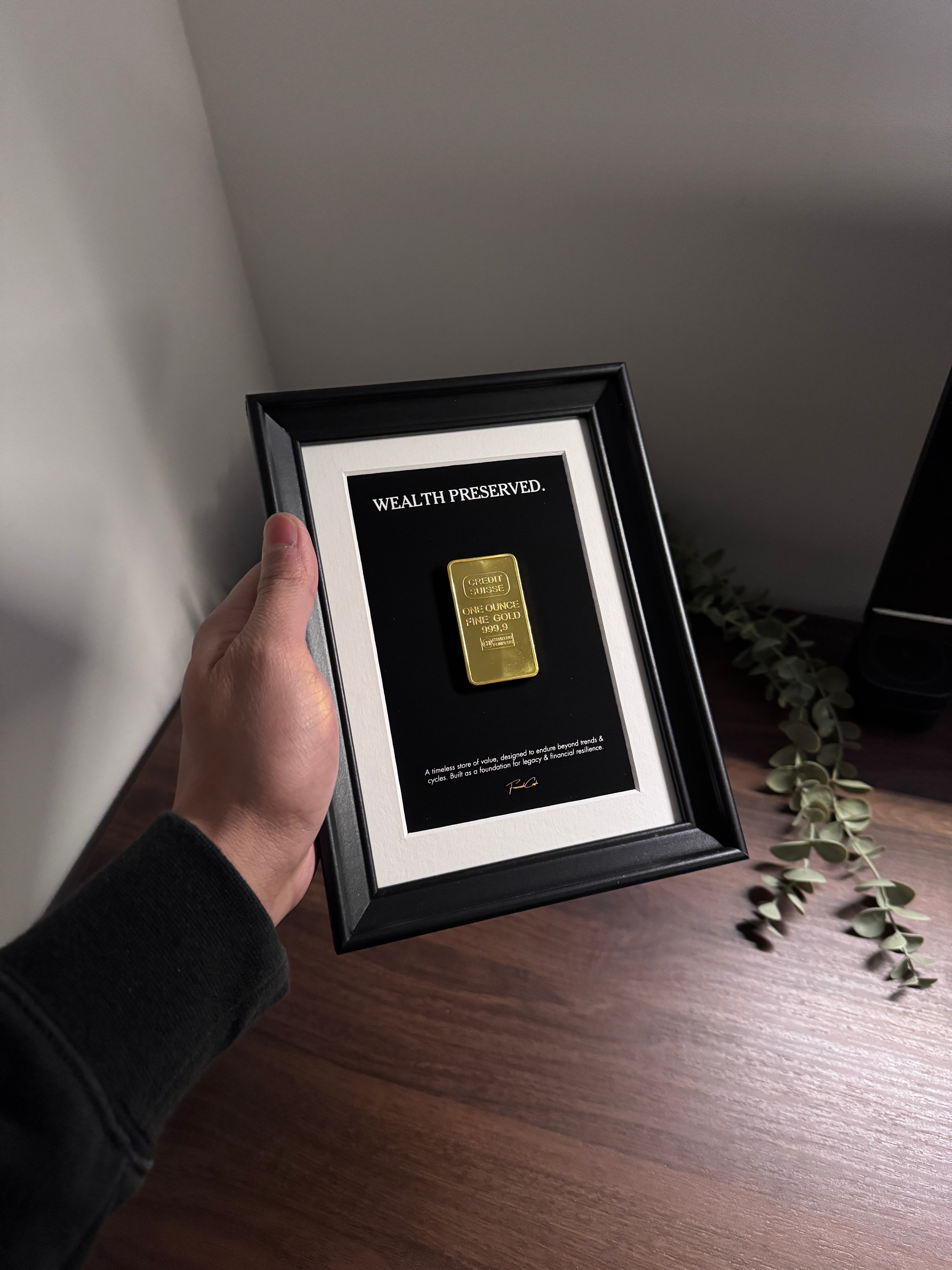 Mini Gold Frame - The Wealth Preserved