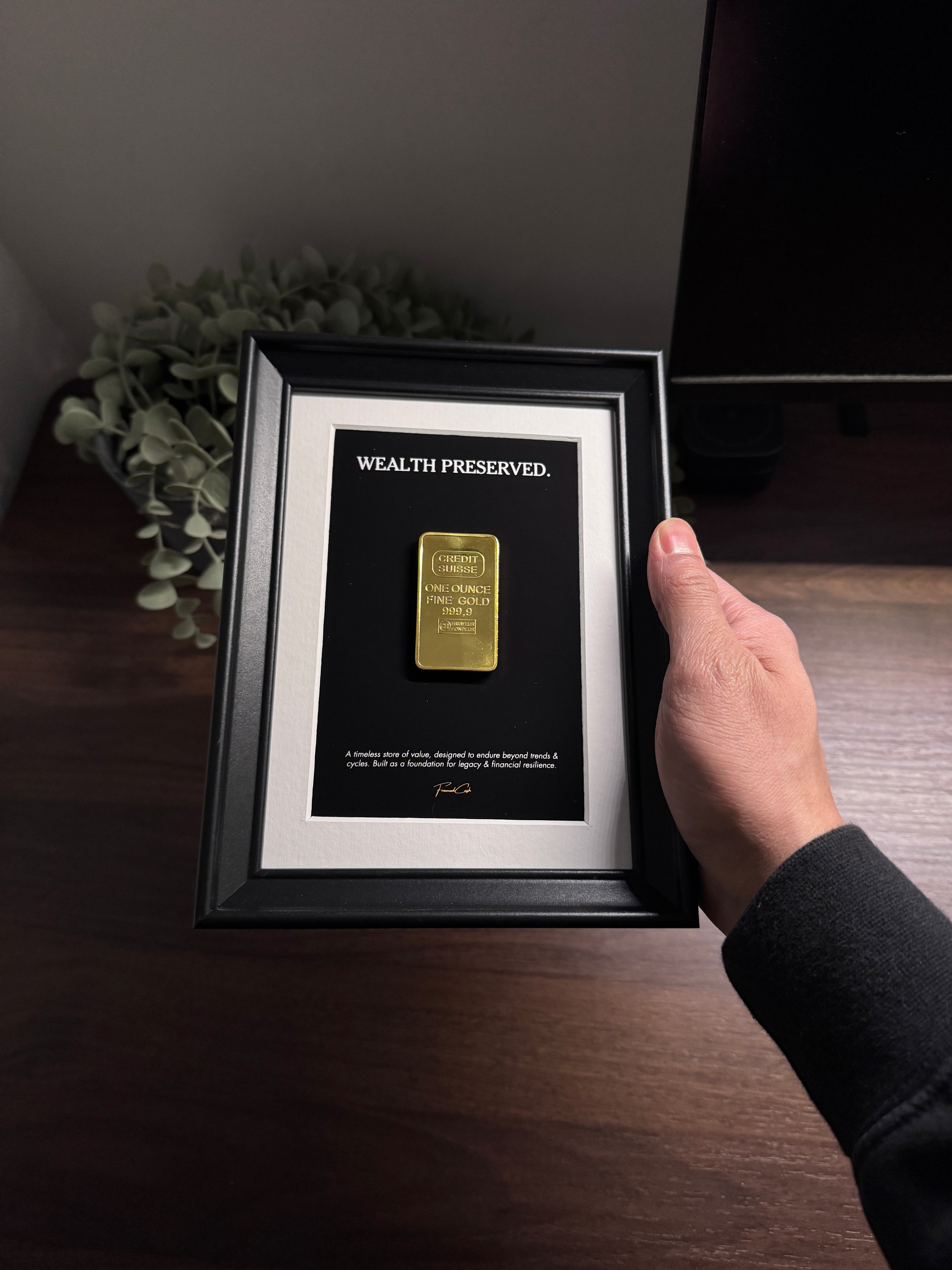 Mini Gold Frame - The Wealth Preserved