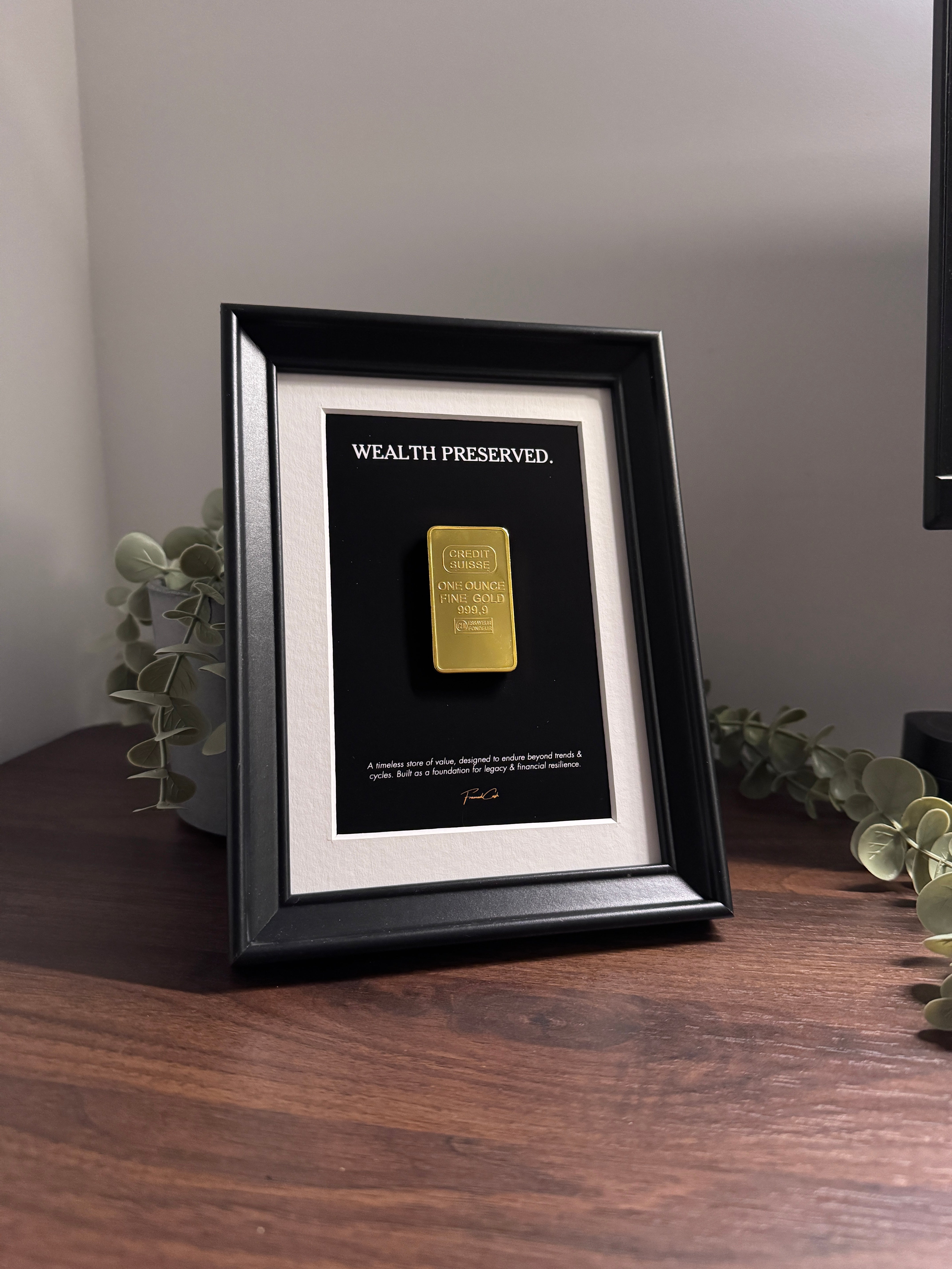 Digital & Physical Stores of Value - Set of 2 Mini Frames