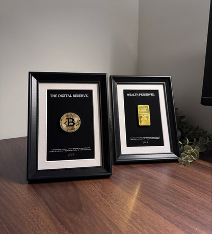 Digital & Physical Stores of Value - Set of 2 Mini Frames